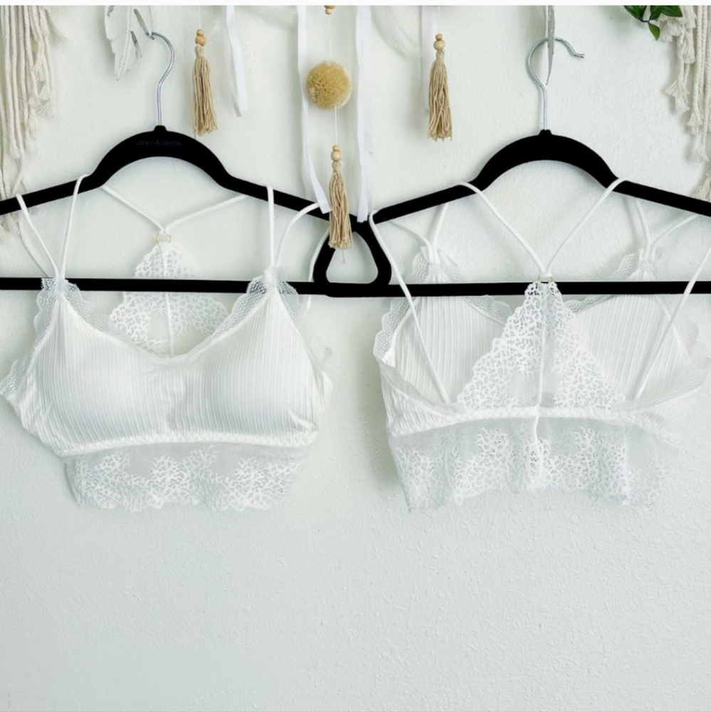 BOUTIQUE LACE RACERBACK BRALETTES - Picture 3 of 6